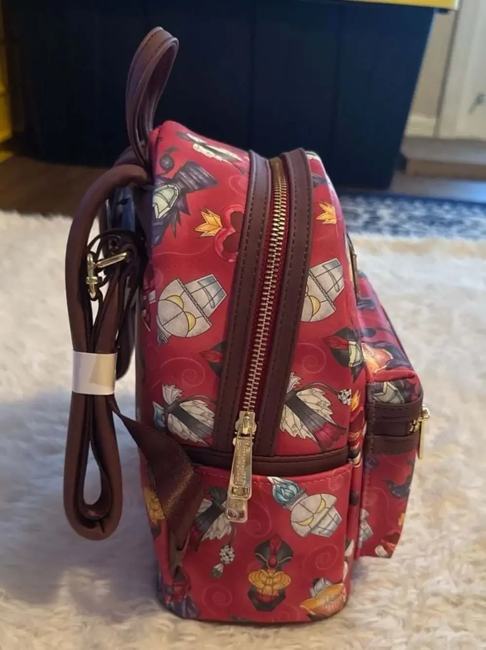 Loungefly Disney Villains Perfume Bottles‎ Mini Backpack